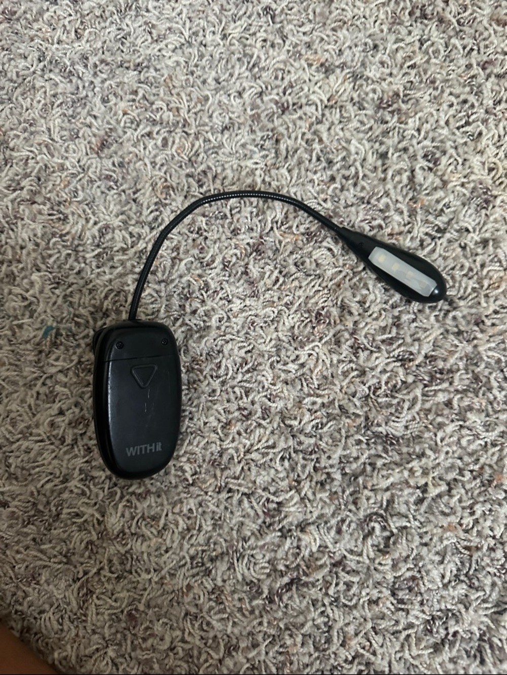 WITHR Clip-On LED Reading Light in Black